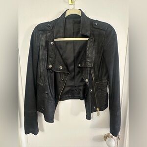 Women's Black Leather Jacket